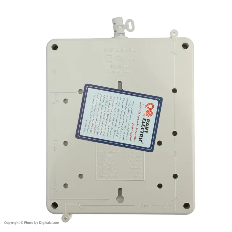 چندراهی برق و محافظ پارت الکتریک شش خانه کد PE21604